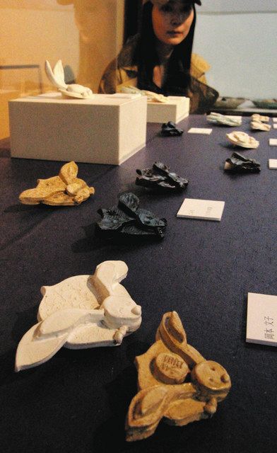 ウサギ、何を隠すの？ 高山陣屋、ワークショップの陶製作品展示：中日