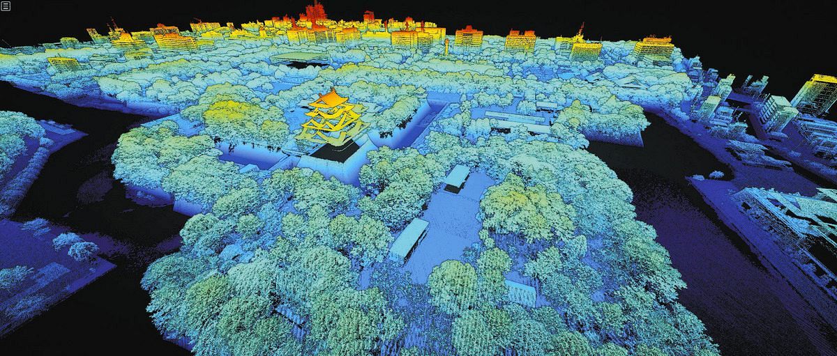 愛知、岐阜、三重の地形を3次元データにして防災活用へ 中日本航空が空