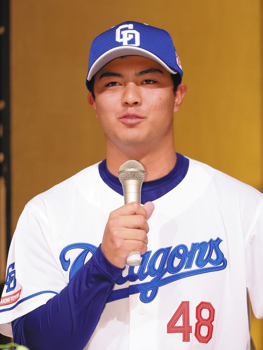 【中日】ドラフト5位の土生翔太、憧れは浅尾2軍投手コーチ「圧倒的な成績…1年間の乗り切り方を聞きたい」