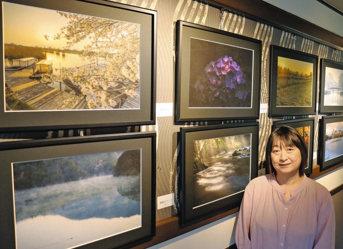 湖国の風景写真を和紙に 木下さんが彦根で個展：中日新聞Web