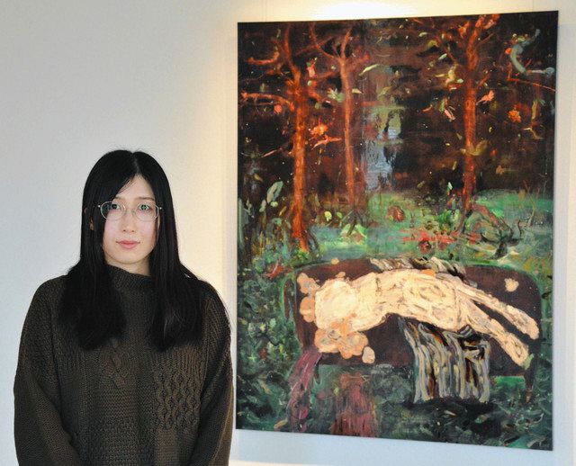 漆で描く詩的世界 個展「てのひらを掠めるもの」：北陸中日新聞Web