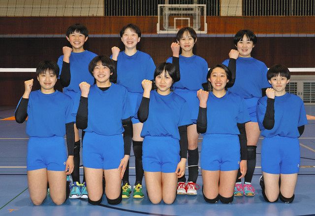 県中学選抜バレー初出場Ｖ 松本国際・女子、北信越大会へ意気込む：中