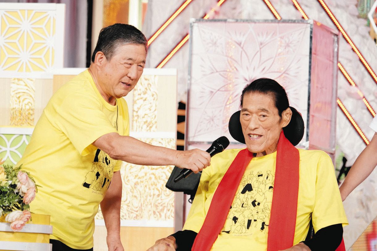 闘病中のアントニオ猪木が「24時間テレビ」に生出演 ”1、2、3、ダァー