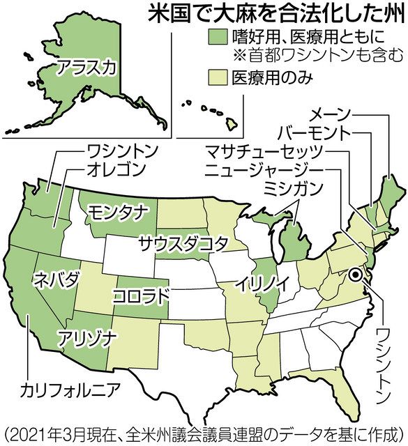 大麻 米で合法化拡大 差別の 道具 脱却へ 中日新聞web