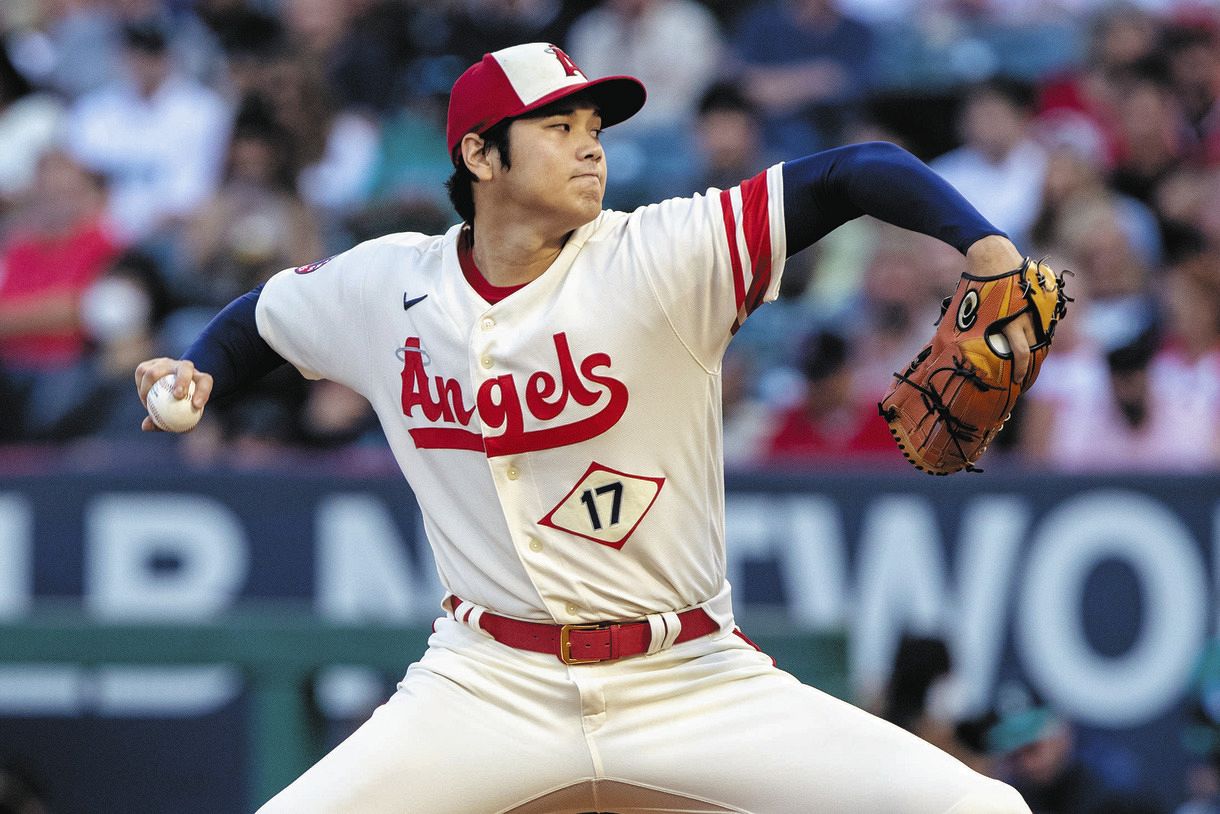 大谷翔平は投手としてのフィールディングも抜群 大偉業のダブル規定到達へ向け着実に前進 中日スポーツ 東京中日スポーツ