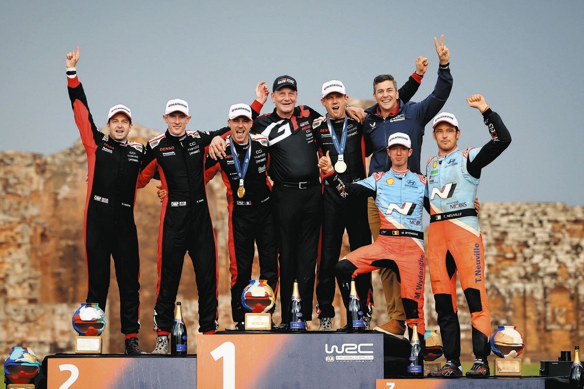 WRCパラグアイラリー】トヨタのオジエが今季4勝目、エバンスが2位で