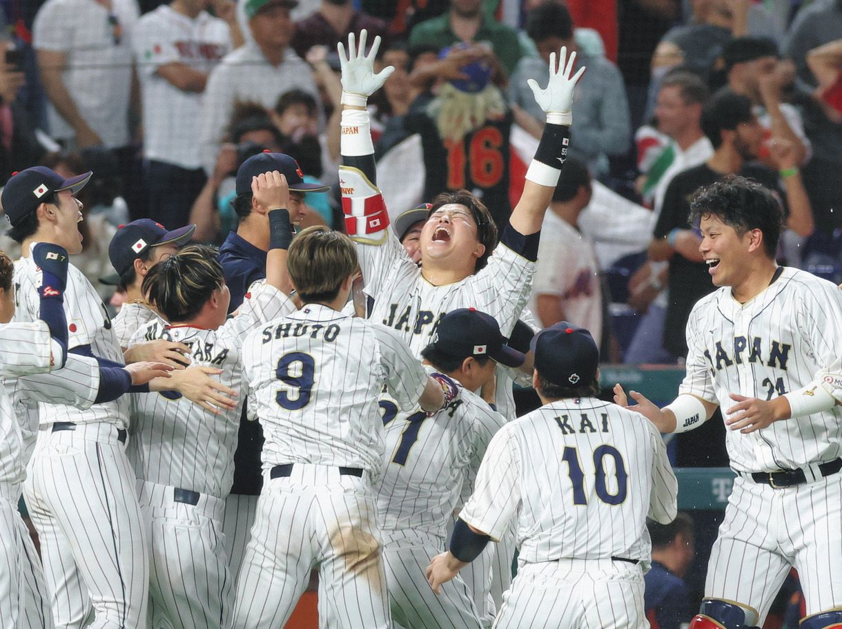 WBC準決勝】全米中継局、絶叫で村上のサヨナラ打を実況「日本はいま