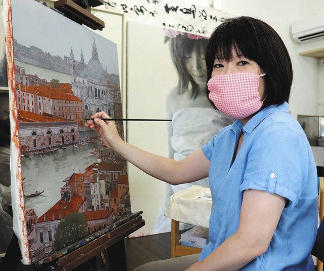 西三河のひとびと フィレンツェ賞展で大賞の洋画家 伊藤晴香さん 安城市 中日新聞web