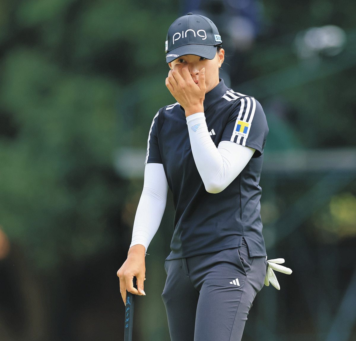 TOTO GOLF CLASSIC 引き回さ サイン入りキャップ 渋野日向子選手