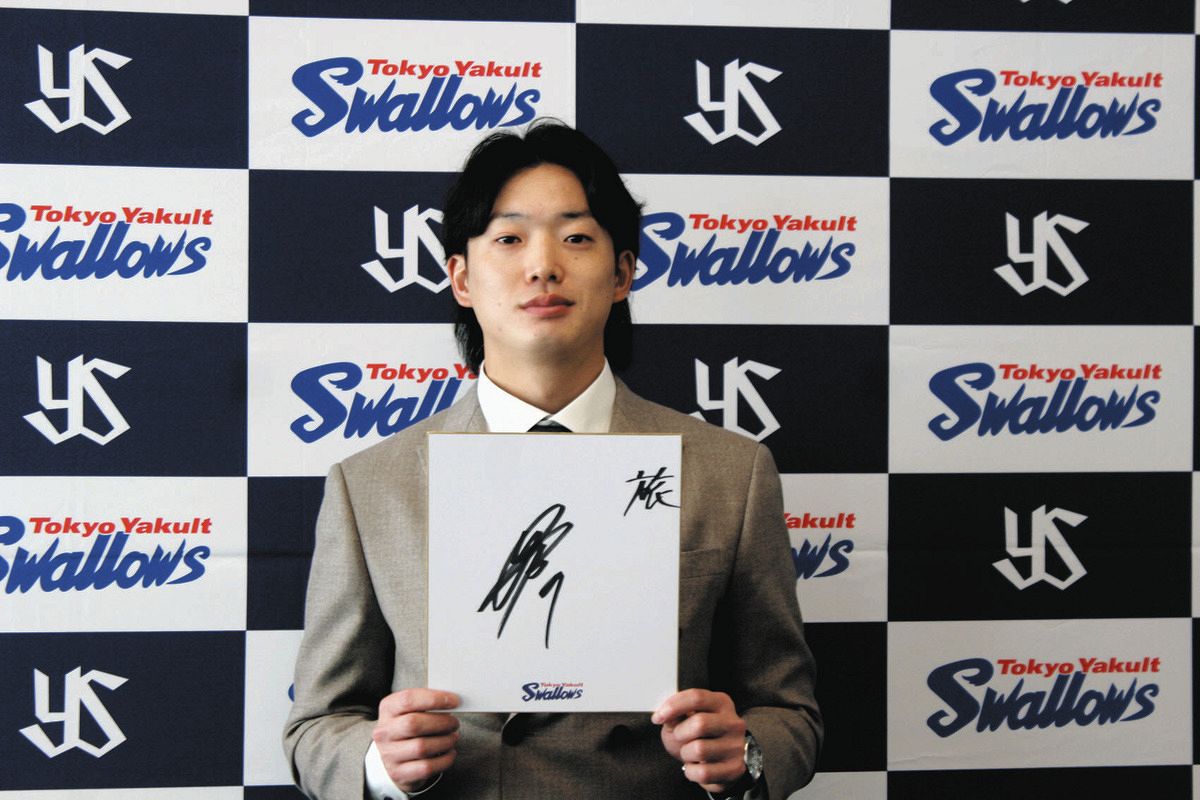 ヤクルト・長岡秀樹、1700万円ダウンでサイン 青木新GMからの”助言”に