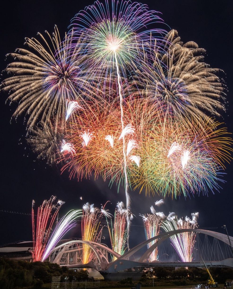 写真特集】豊田おいでんまつり花火大会 大輪の花々が夜空に咲き誇る：中日新聞Web