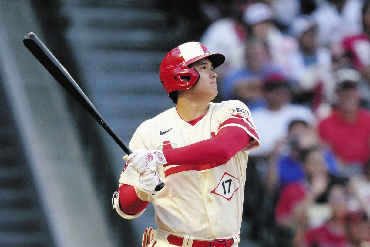 大谷翔平、秋には何色のユニホーム… 2戦連発のキング独走34号も空砲