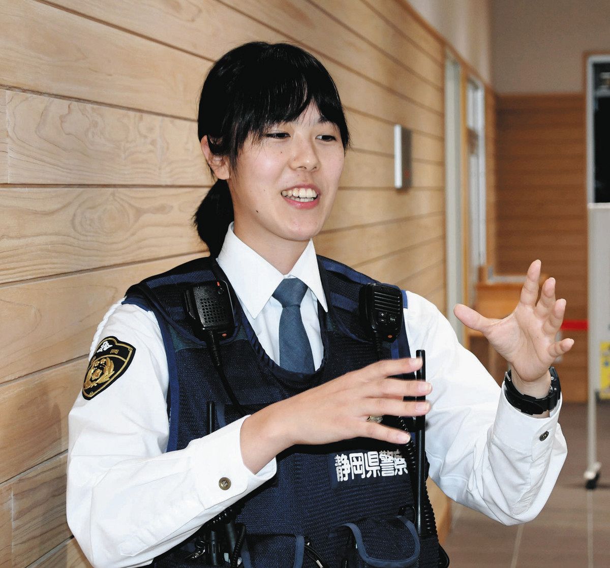 湖西署地域課2年目・勝山巡査 静岡県警競技会の指紋採取で最優秀：中