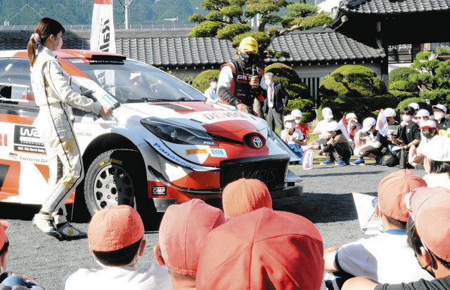 勝田選手を招き特別教室 ラリージャパンに向け新城小 中日新聞web