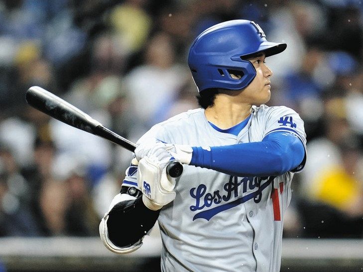 大谷翔平、“鬼門”オラクル・パークで初安打 腰に不安抱える中…日本選手