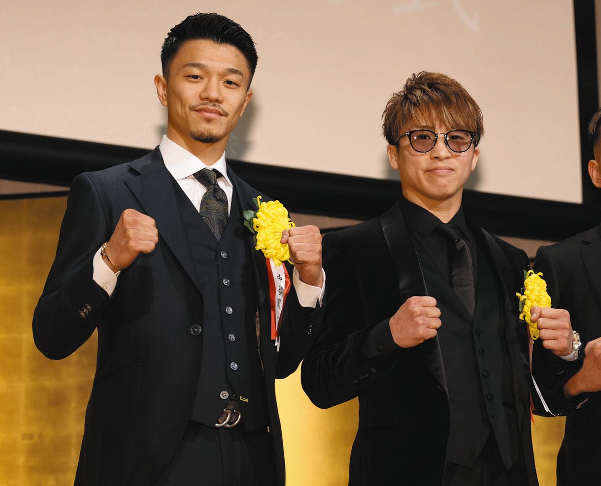 井上尚弥がサプライズ…中谷潤人に「1年後に東京ドームで」と対戦