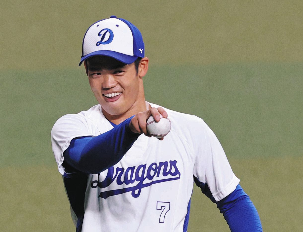 根尾昂の投手登録は「調整中」外野手登録でベンチ入り 中日球団