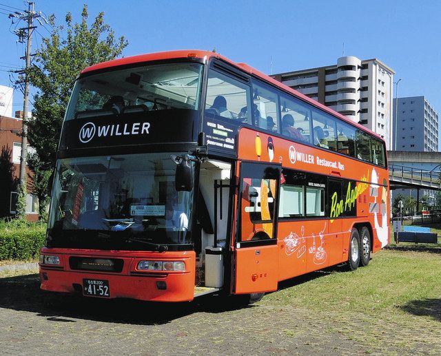 ツアーで使う２階建てのレストランバス＝ＷＩＬＬＥＲ提供 