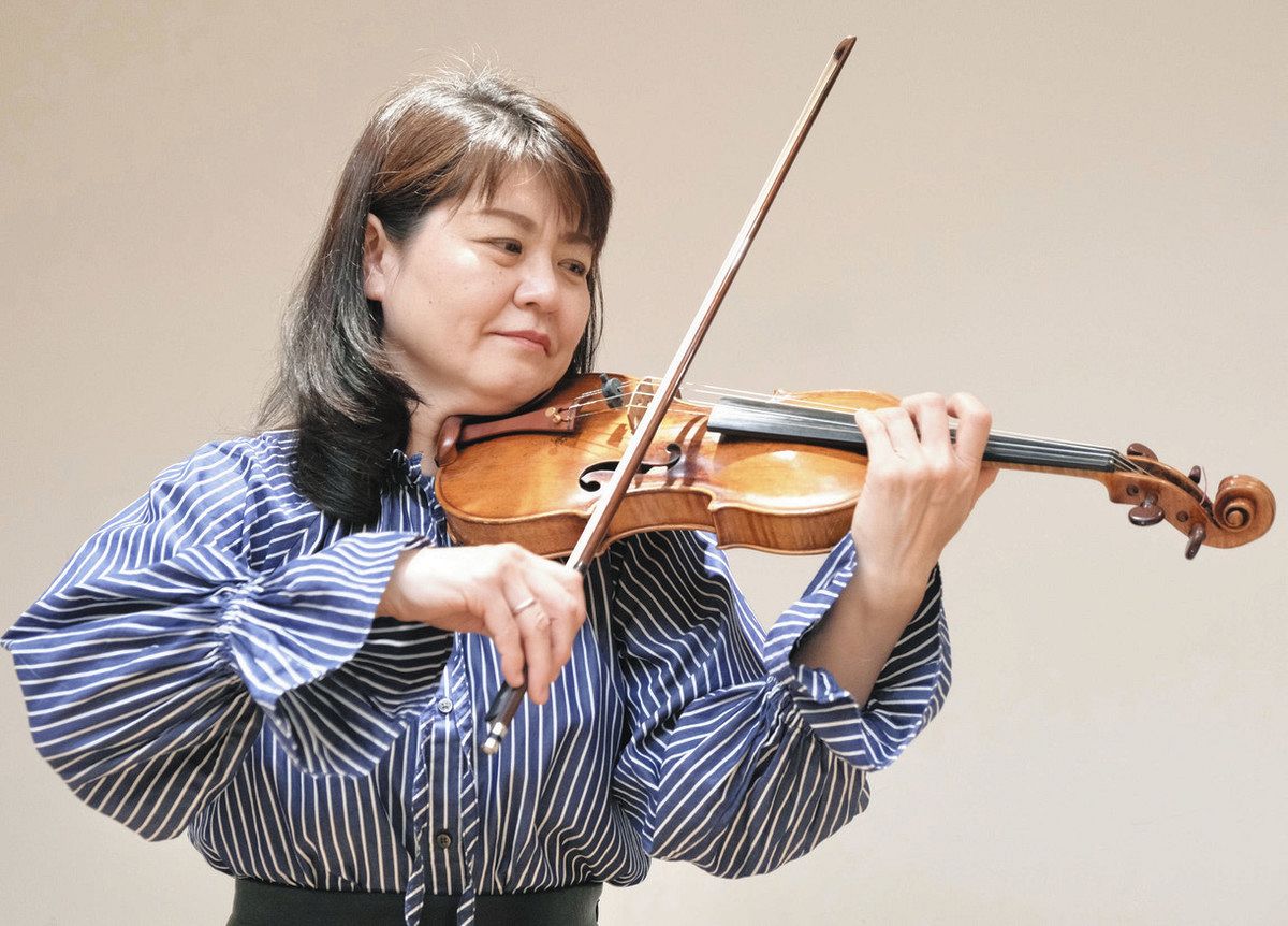 躍動 創造 しずおか＞ N響バイオリン奏者・嶋田慶子さん 弦の調べで心 