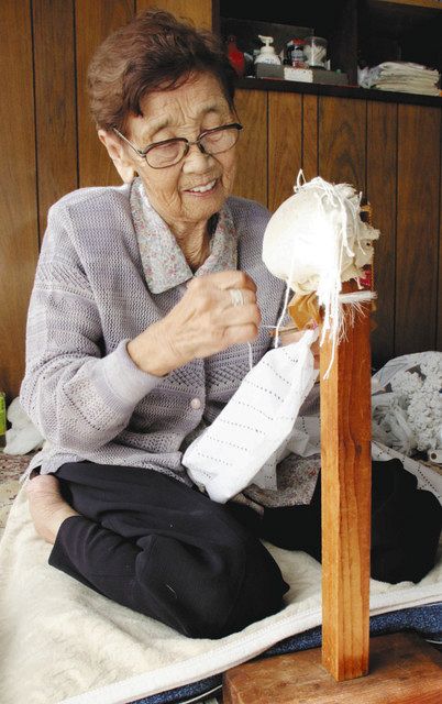 人もよう＞ 「有松・鳴海絞」の絞り職人・近藤鈴枝さん（92）：中日