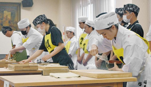 「技術だけでなく所作を意識」 啓新が上位独占、県高校生そば打ち選手権:中日新聞Web