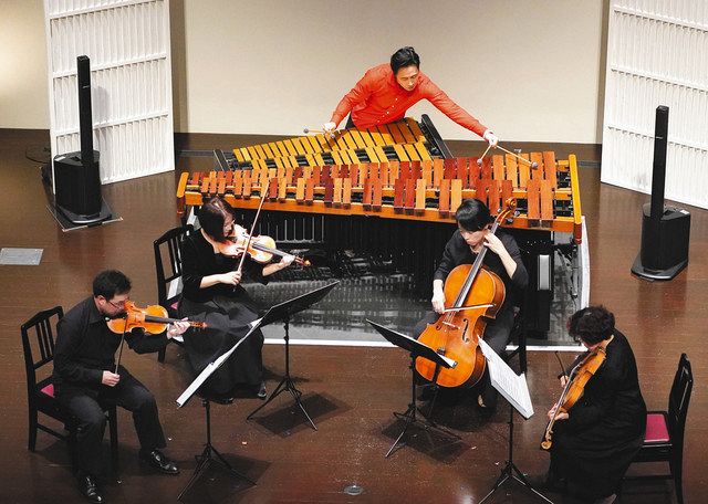 マリンバマレット　小森邦彦モデル スケッチ＞ 小森邦彦 マリンバと弦による室内楽の世界：中日新聞Web