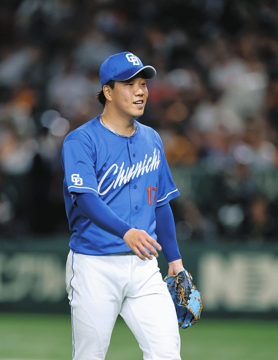 中日・柳裕也、5回無失点も76球で降板…交代直前にはトレーナーが