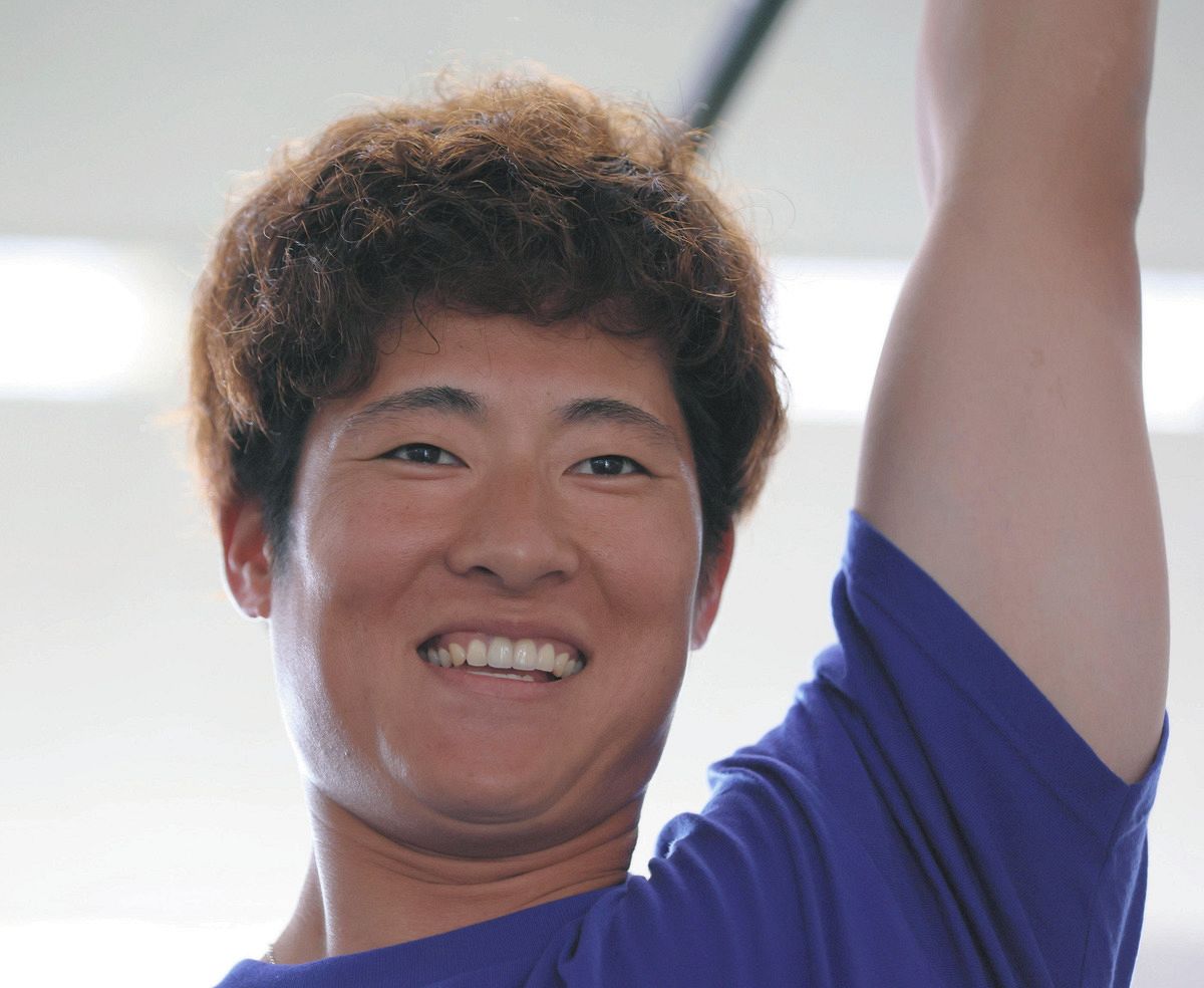 中日・上林誠知が今年初めてナゴヤ球場に姿見せる ソフトバンク時代の