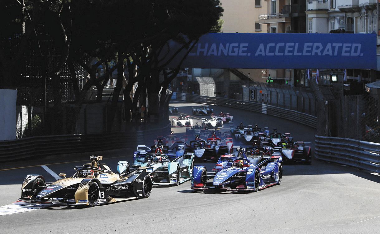 モナコでのラップタイムはf1の秒落ち フォーミュラeが初めてf1と同じコースで開催 中日スポーツ 東京中日スポーツ