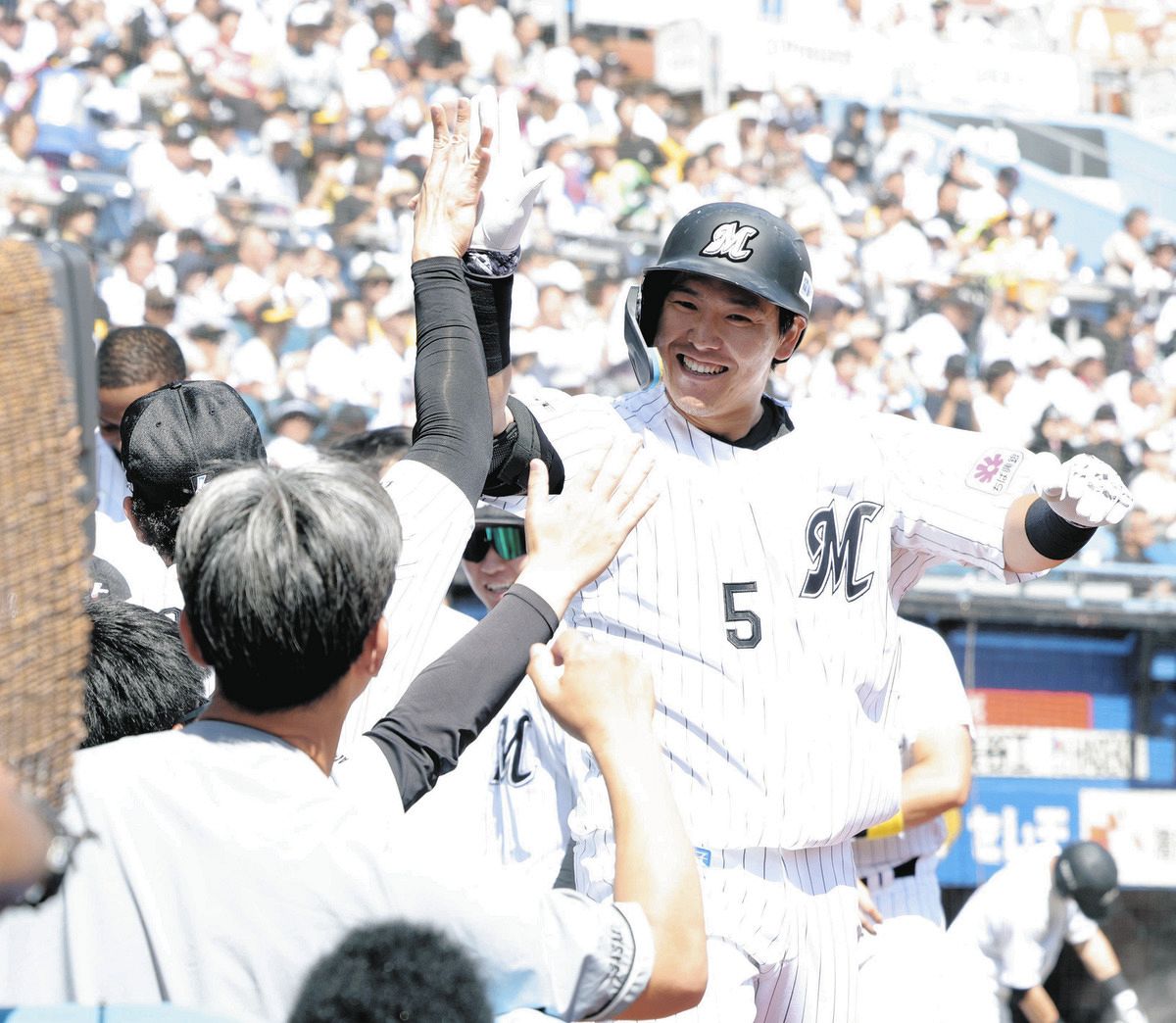 ロッテ・安田尚憲、3年ぶり本塁打！ 今季初1軍即スタメン、第1打席 