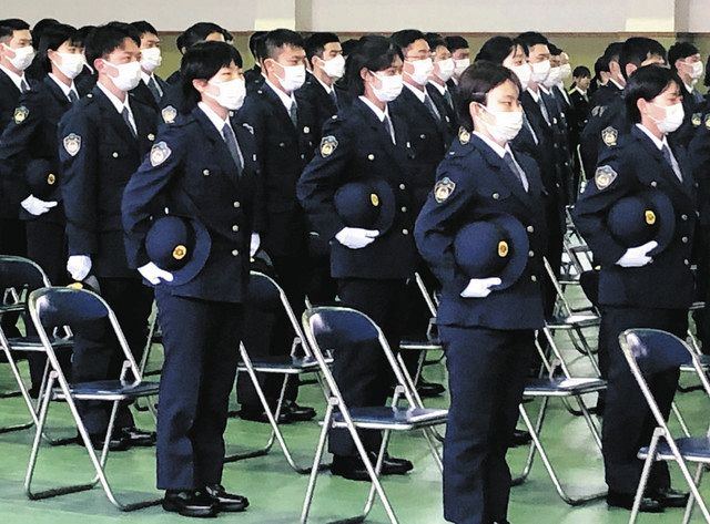 安心安全守る決意新たに 県警察学校で入校式：中日新聞Web