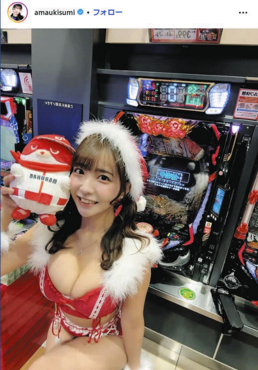 直筆サイン入りクリスマス宿題チェキ2023年】◇ 天羽希純 ◇ 赤ドレス