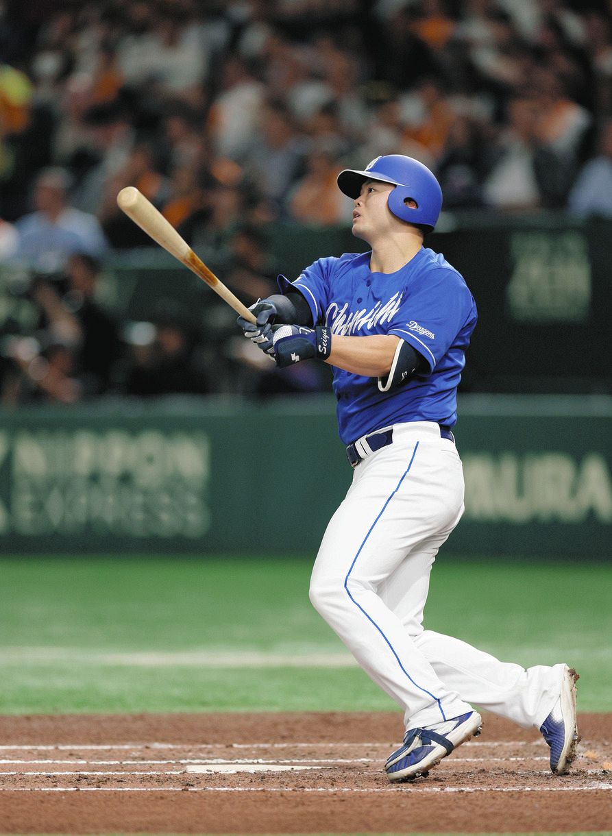 中日・細川成也、弾丸4号「いいスイングができました」約3週間ぶりの一発、巨人・菅野から放つ:中日スポーツ・東京中日スポーツ 中日・細川成也、弾丸4号「いいスイングができました」約3週間ぶりの一発、巨人・菅野から放つ:中日スポーツ・東京中日スポーツ