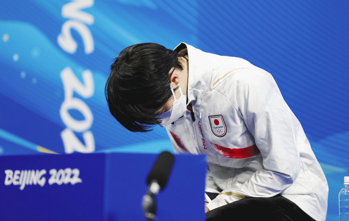 写真 フリーを終え悔しそうな表情の羽生 中日スポーツ 東京中日スポーツ 写真 フリーを終え悔しそうな表情の羽生 中日スポーツ 東京中日スポーツ