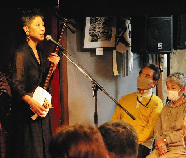 松本の古民家に響く津軽三味線 高橋竹山さんが襲名25周年コンサート