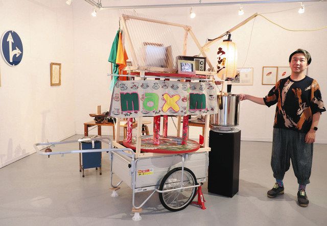 個性的作品の願い感じて 多治見の北村さんら池田で個展：中日新聞Web