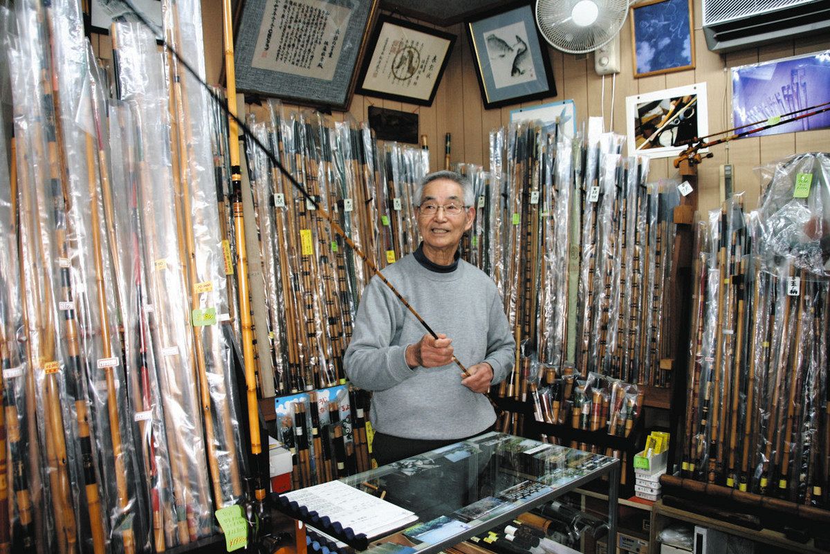 100年の伝統守り抜く 名古屋で唯一の竹竿師 竿種3代目の佐藤さん