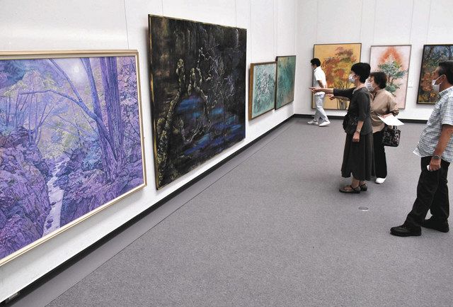 絵画と写真「楽しさ」感じて 県美術館で2年ぶり新美術展：中日