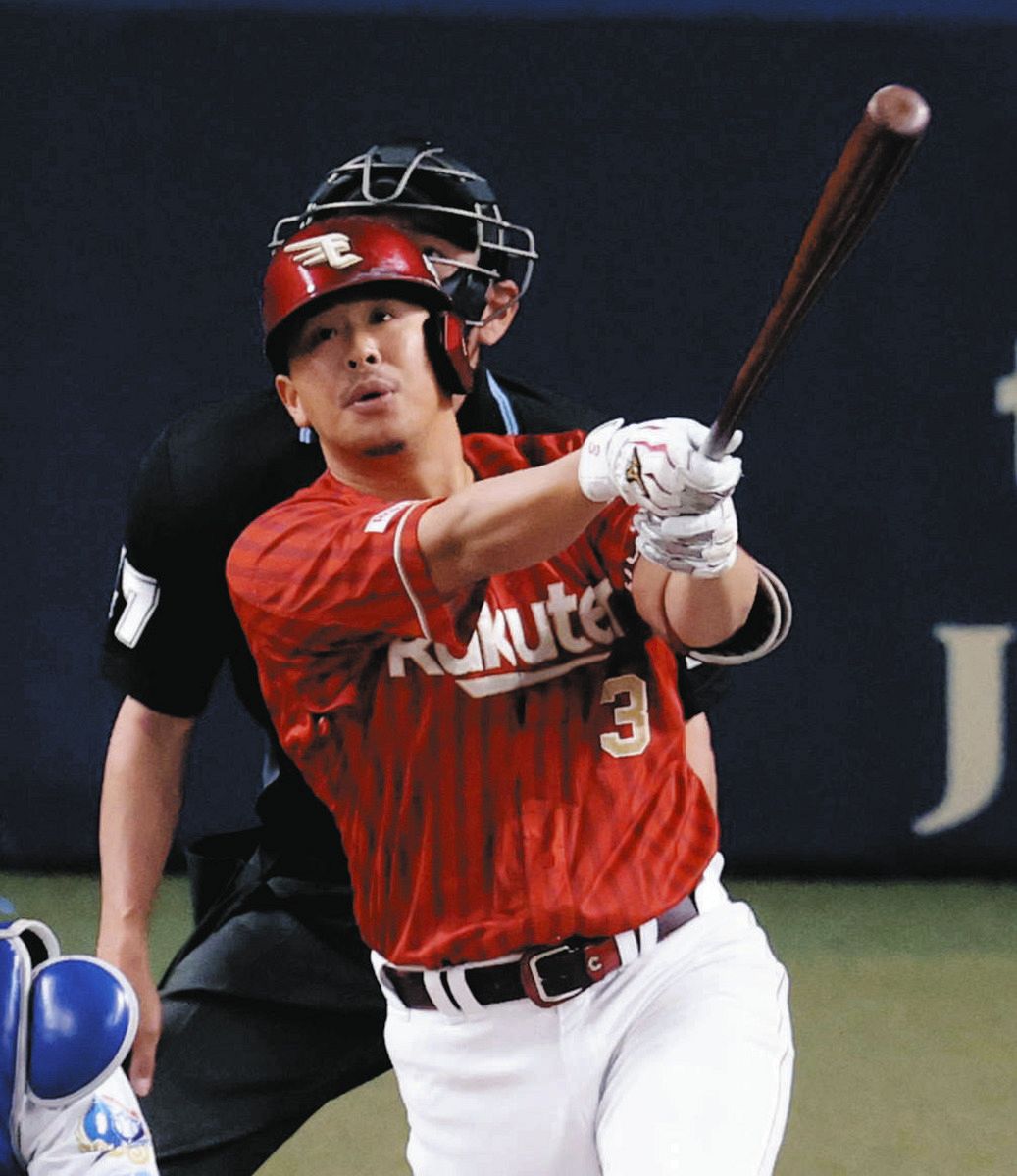 楽天・浅村栄斗、中日・松葉からOP戦1号 バンテリンホームラン
