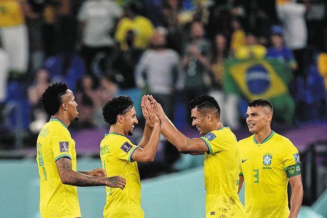 ブラジルの本気実った 後半38分、カゼミロ決勝弾：中日新聞Web