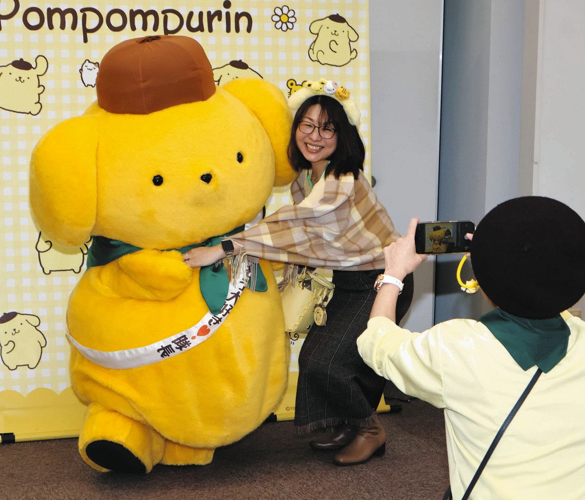 ポムポムプリンとギュッ♡ ふるさと納税返礼品の催し 小松市