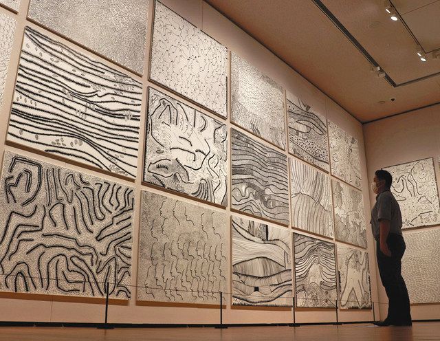 草間弥生　アート展示品です　本物 過去最大規模、版画300点超 松本市美術館で草間彌生さんの特別展