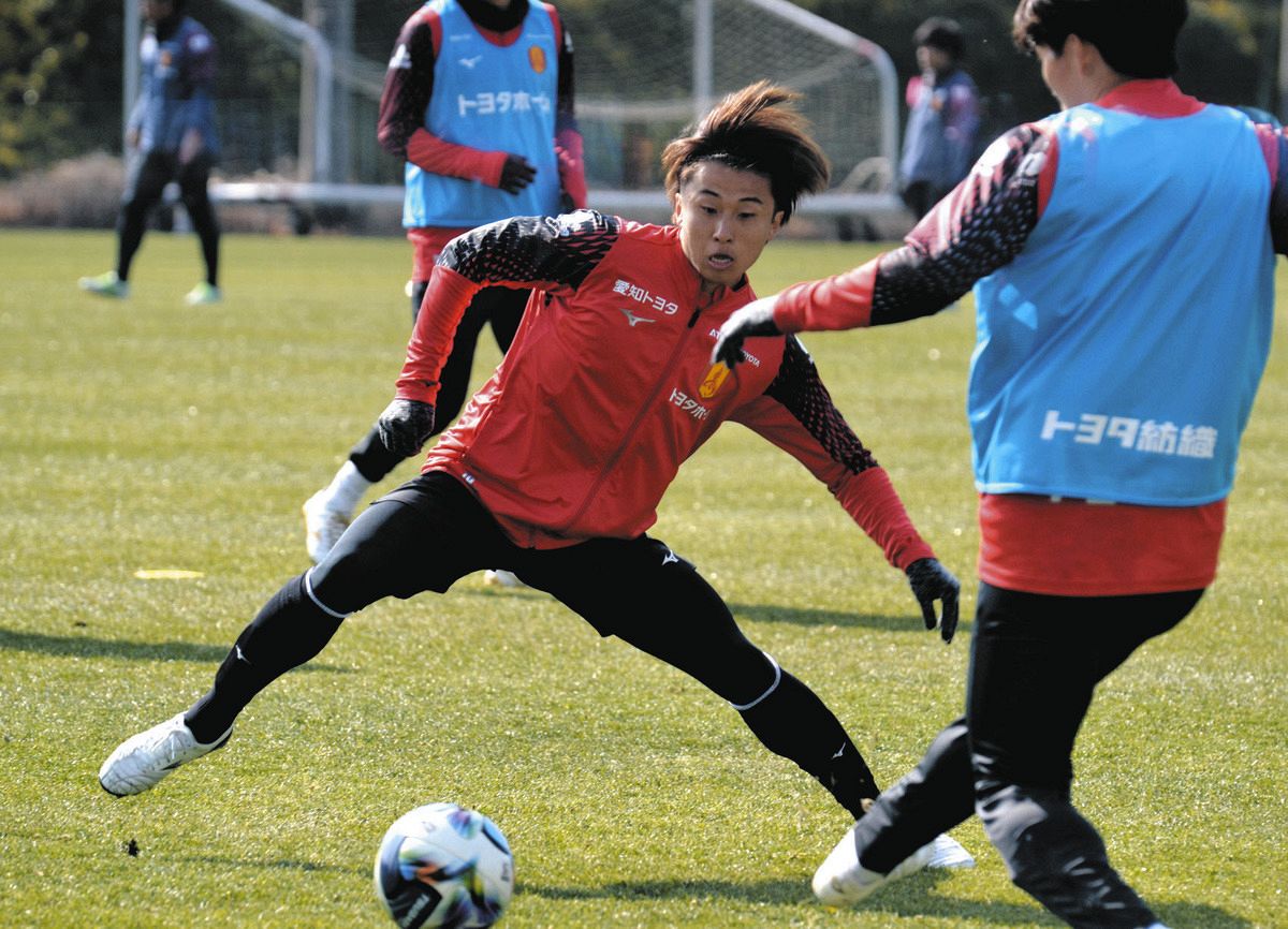 名古屋グランパス、MF甲田英將が今季初先発 2021年J1以来の開幕3連勝