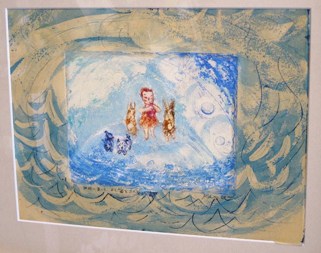おとぎ世界に誘います 京都の銅版画家、湖西で個展：中日新聞しずおかWeb