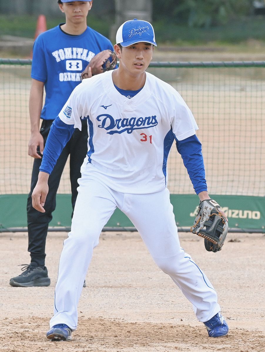 中日3位ルーキー・森駿太、右肘違和感で別メニュー「できることを