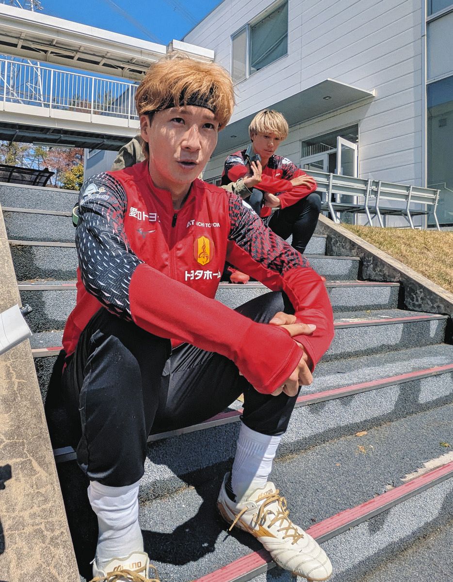 名古屋グランパスに朗報！京都戦で負傷交代の山岸祐也、フルメニューを