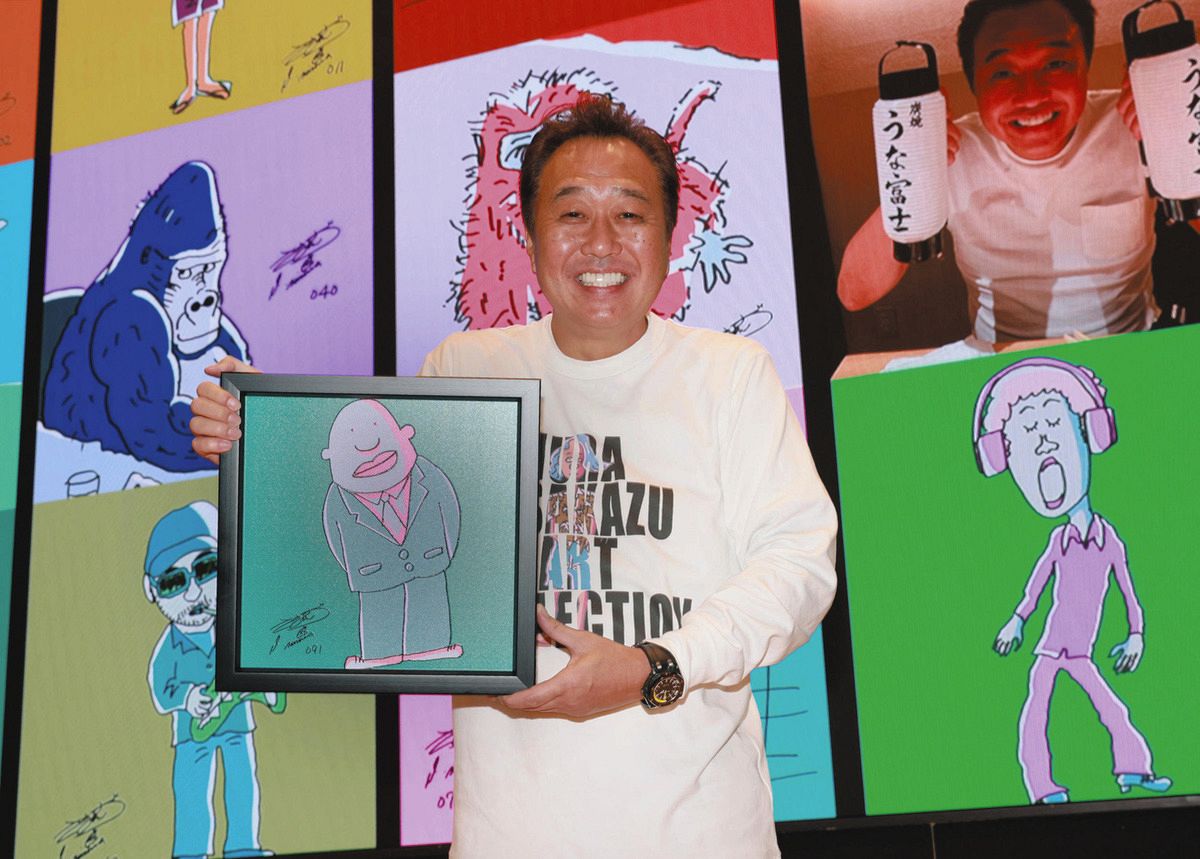 さまぁ～ず』三村マサカズが初のアート展「ノートの切れ端に落書きをし