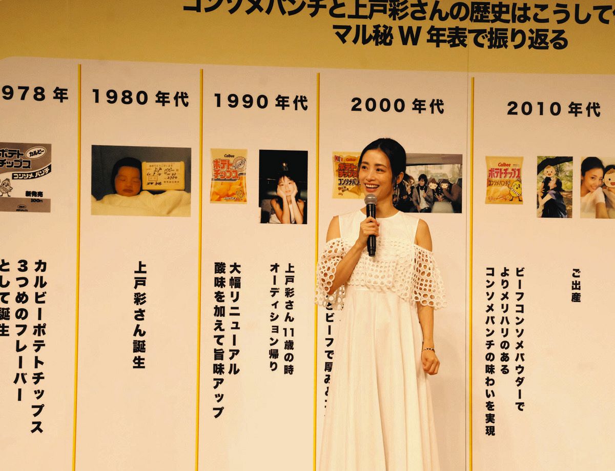 上戸彩、誕生時の写真が披露され戸惑う「病院の名前入っているけど