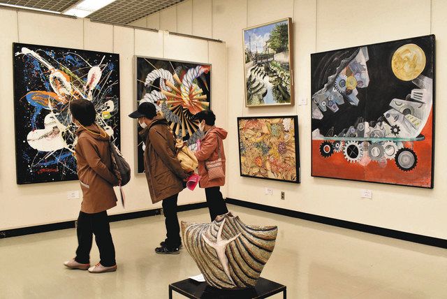 県美展が開幕、７部門に７０２点 県立美術館：中日新聞Web