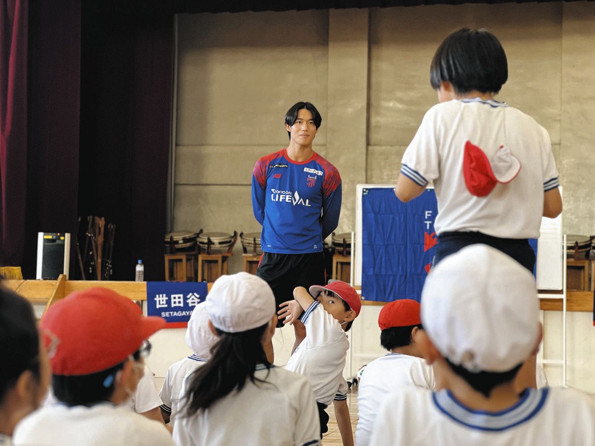 FC東京 岡哲平選手 実写抱っこちゃんクリップ FC東京DF岡哲平は懲罰